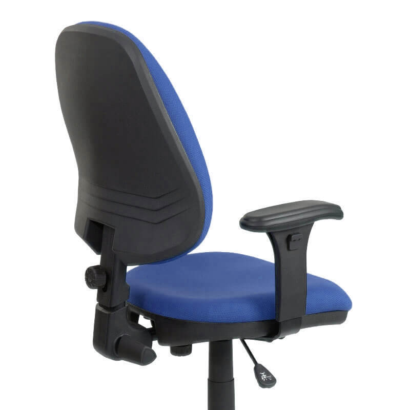 Silla Ejecutiva 5576BA Operativa con brazo Azul - Imagen 2