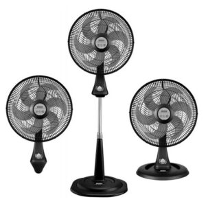 Ventilador SAMURAI 18" 3 en 1 Silence Maxx Negro