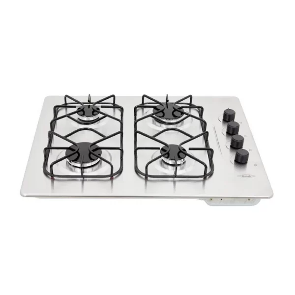 Cubierta HACEB 4 Puestos 66x54 gas Natural Acero Inox