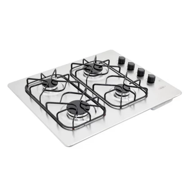Cubierta HACEB 4 Puestos 66x54 gas Natural Acero Inox - Imagen 2