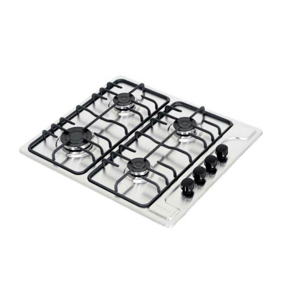Cubierta CHALLENGER 4 Puestos 59x51 gas Natural Acero Inox