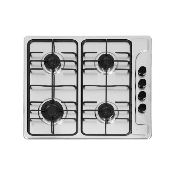 Cubierta CHALLENGER 4 Puestos 59x51 gas Natural Acero Inox - Imagen 2