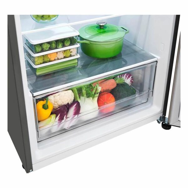 Nevera LG 374 litros No frost Inverter Silver - Imagen 4