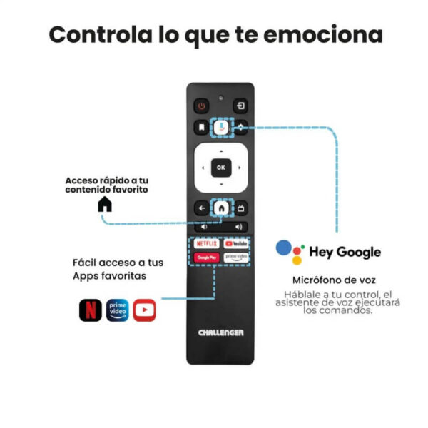 Televisor CHALLENGER 32" HD LED Smart TV Android - Imagen 5