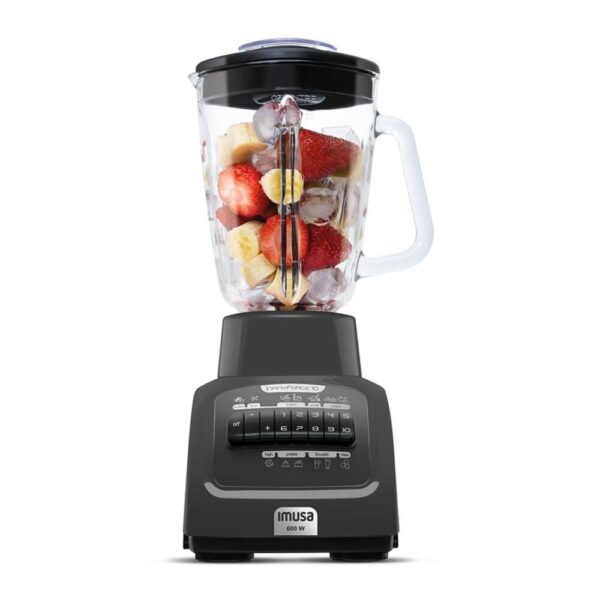 Licuadora IMUSA Infiny Force Vaso Vidrio 10 Velocidades