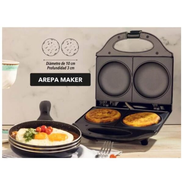 Arepa Maker HOME ELEMENTS Negro - Imagen 2