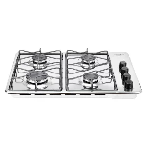 Cubierta HACEB 4 Puestos 60x43 gas Natural Acero Inox