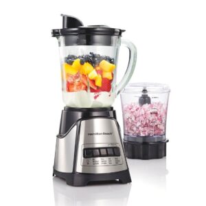 Licuadora HAMILTON BEACH vaso Vidrio 1.2 litros con Picatodo