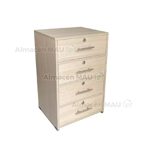Cajonero 4 Gavetas 47x40 Maple