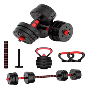 Set Mancuernas 20 KG Profit Cemento con Soportes