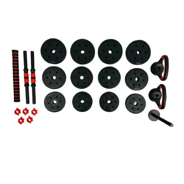 Set Mancuernas 20 KG Profit Cemento con Soportes - Imagen 3