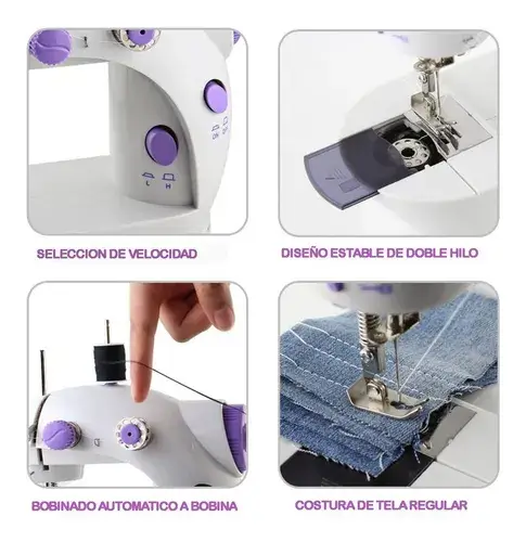 Máquina de Coser Mini Multifuncional portátil - Imagen 5
