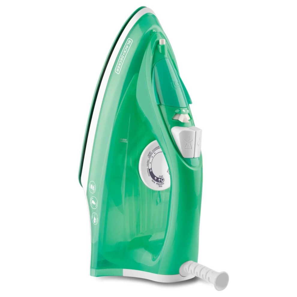 Plancha BLACK+DECKER a Vapor TrueGlide verde