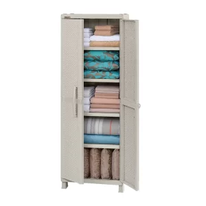 Armario Grande Taupe Rattan Rimax