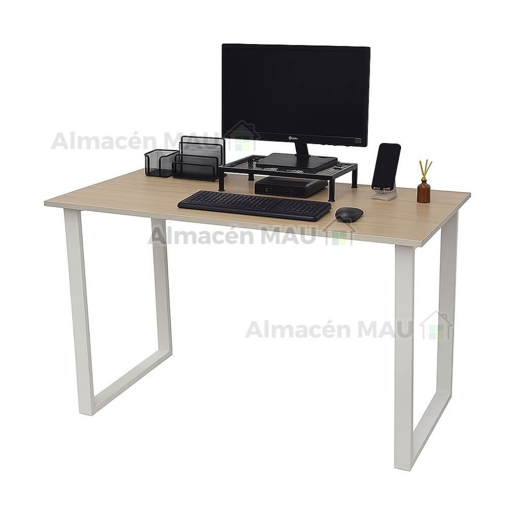 Escritorio 120x80 Urban Miel Blanco cubica