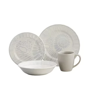 Vajilla CORONA 4 Puestos 16 pieza Amonita