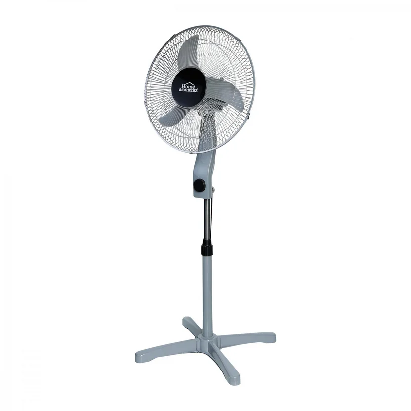 Ventilador HOME ELEMENTS 16" Gris