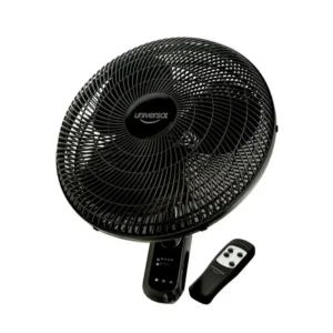 Ventilador UNIVERSAL 18" Pared Negro con Control