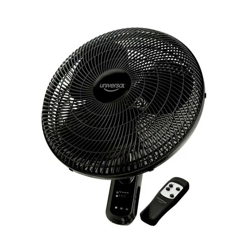 Ventilador UNIVERSAL 18" Pared Negro con Control