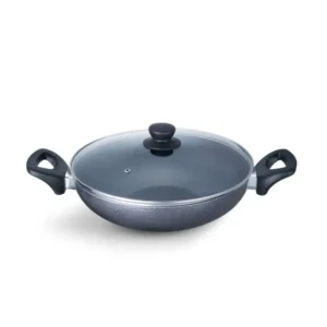 Wok DKASA 30 cm Texture tapa vidrio Asas