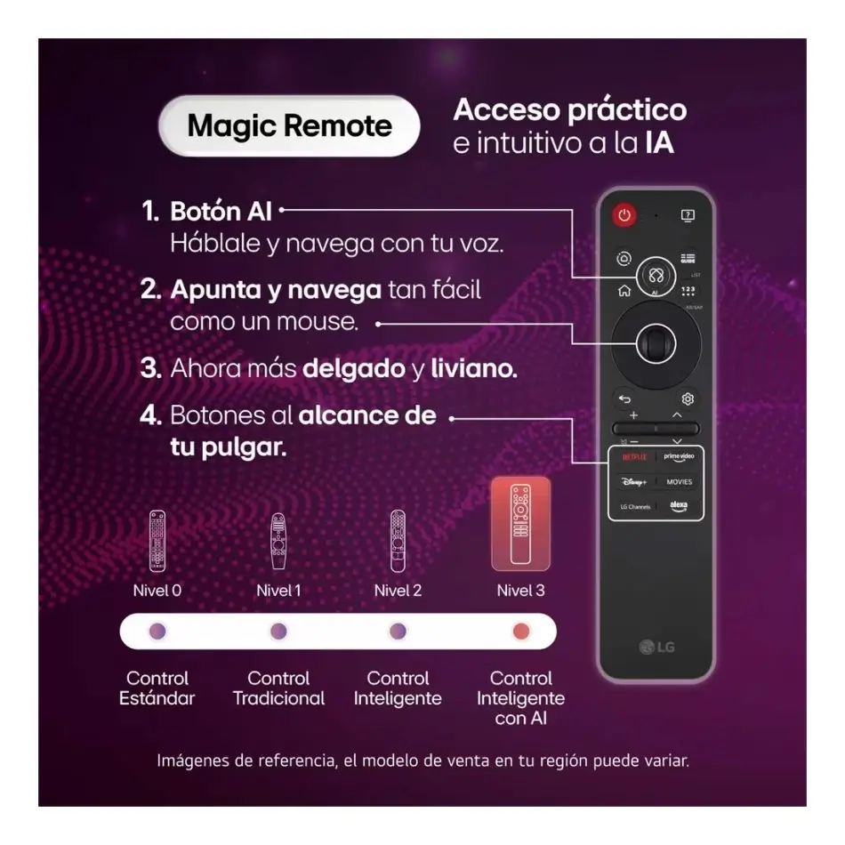 Televisor LG 55" UHD 4K LED Smart TV AI - Imagen 2