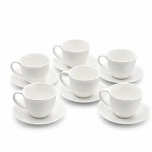 Set Café 6 puestos 90 ml Crema