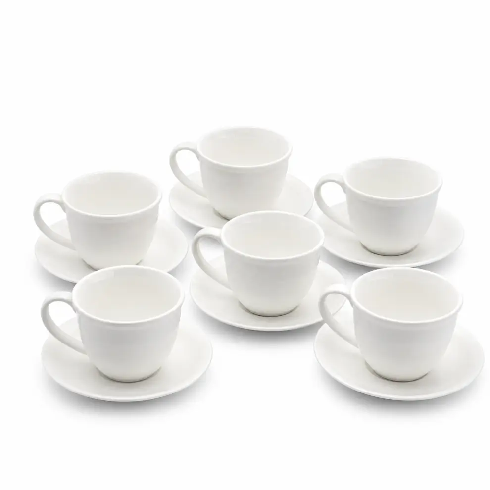 Set Café 6 puestos 90 ml Crema