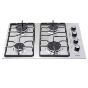 Cubierta CONTINENTAL 4 Puestos 60×45 gas Propano Acero Inox