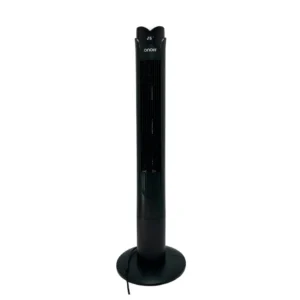 Ventilador ON-OFF de Torre Negro con Control