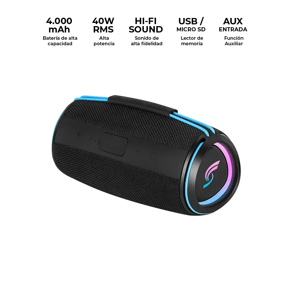 Reproductor J&R 40W Portátil - Imagen 3