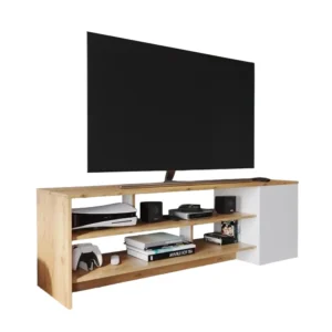 Mesa para TV 70" Entretenimiento Roble