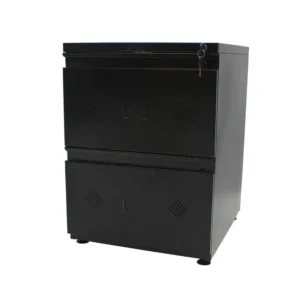 Archivador 2 Gavetas Metálico Negro
